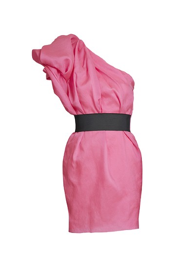 Pink One-shoulder Dress £99.99